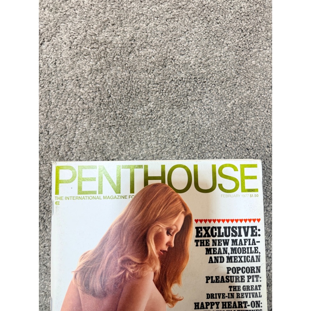 Vintage Penthouse Magazine February 1977 The New Mafia Popcorn Pleasure Pit Iran
